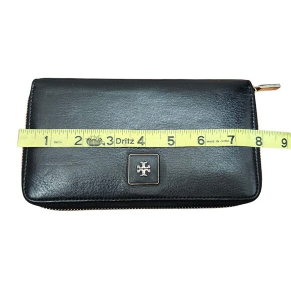 Tory Burch Clara Zip Pebbled Leather Continental Wallet - Picture 10 of 12